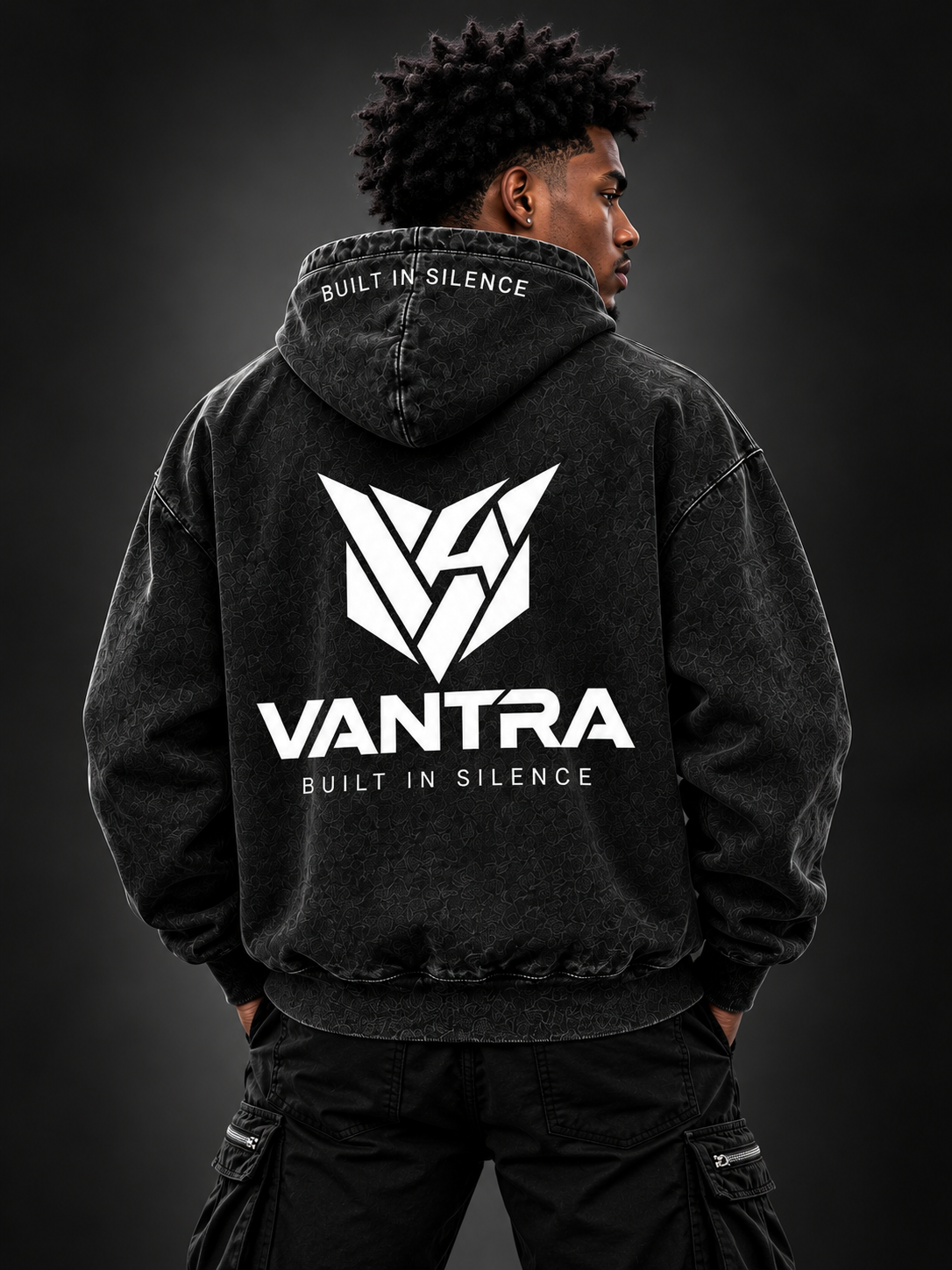 BLEACHED STREETWEAR SWEATSHIRT — VANTRA ASHES VANTRA