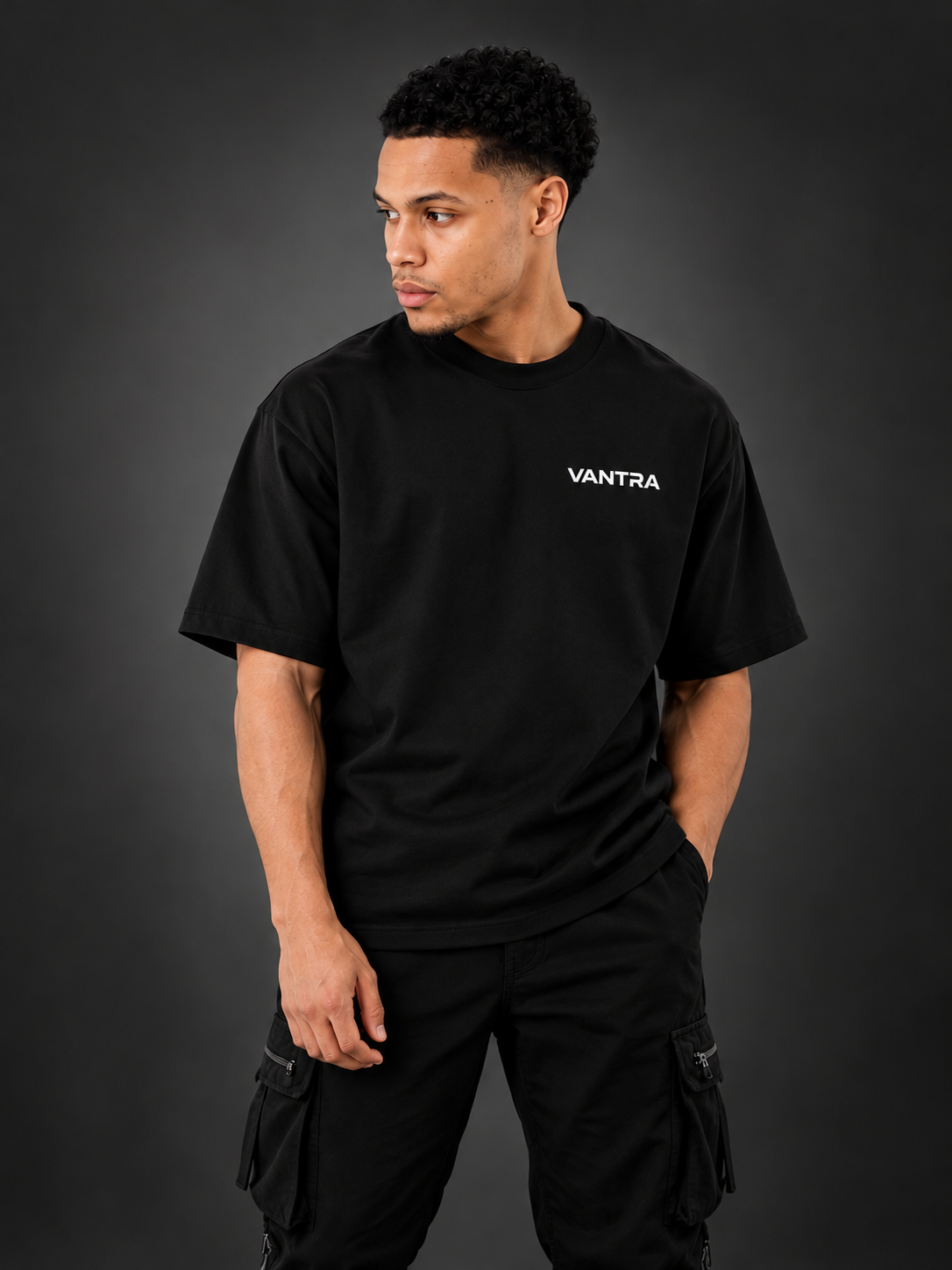 VANTRA SHADOW CLUB — Oversized Streetwear T-Shirt VANTRA