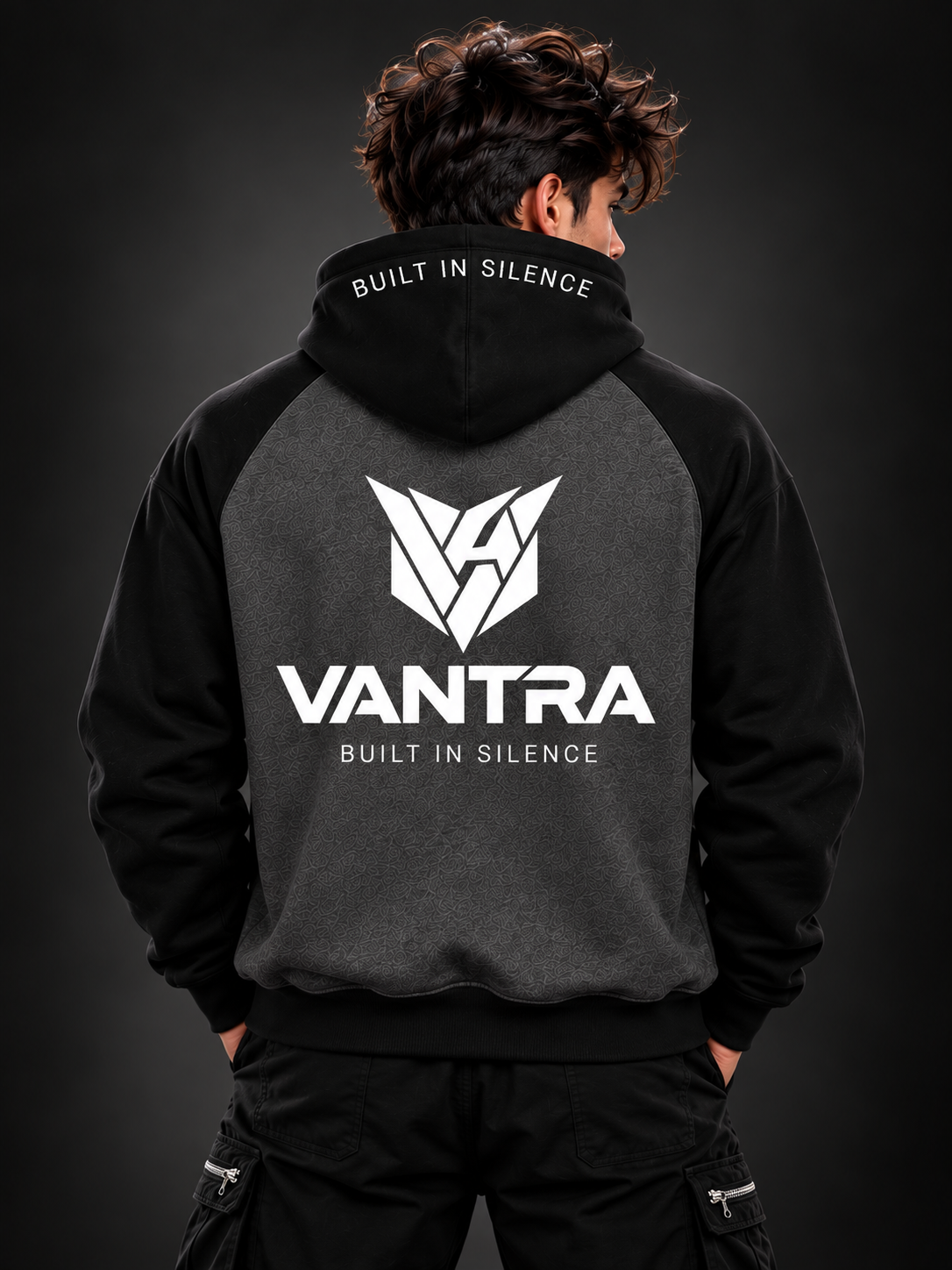VANTRA OVERTIME premium streetwear sweatshirt back
