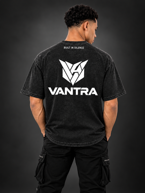 ACID WASH OVERSIZED T-SHIRT — VANTRA ACID STORM VANTRA