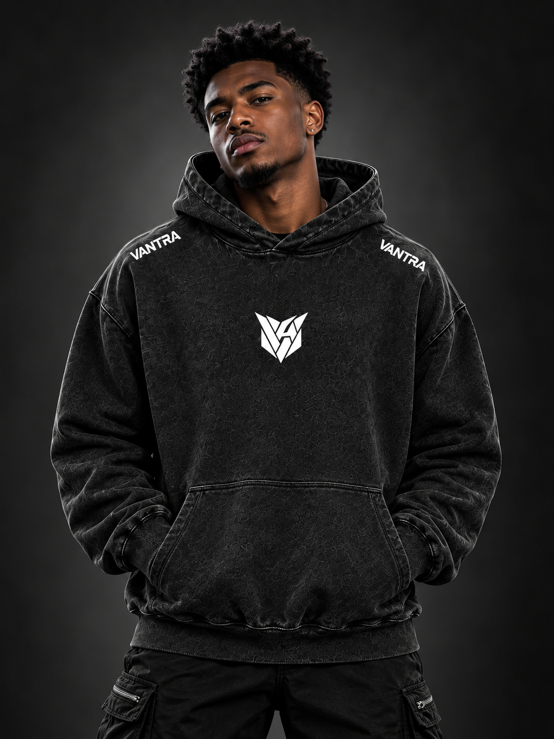 BLEACHED STREETWEAR SWEATSHIRT — VANTRA ASHES VANTRA